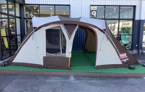 Coleman (コールマン) ツールームテント 2000036432 ヨゴレ・キズ・動物毛有 4Sワイド2ルームカーブ