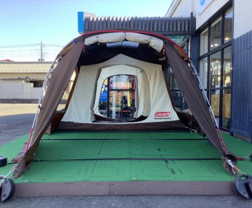 Coleman (コールマン) ツールームテント 2000036432 ヨゴレ・キズ・動物毛有 4Sワイド2ルームカーブ