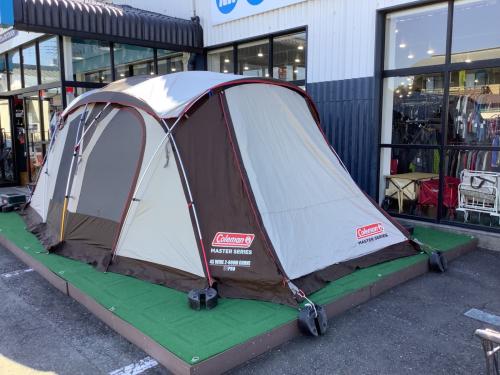 Coleman (コールマン) ツールームテント 2000036432 ヨゴレ・キズ・動物毛有 4Sワイド2ルームカーブ