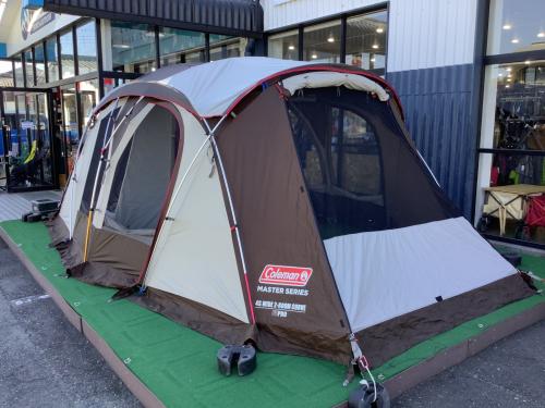 Coleman (コールマン) ツールームテント 2000036432 ヨゴレ・キズ・動物毛有 4Sワイド2ルームカーブ