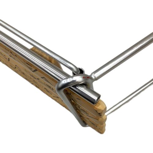 asimocrafts (アシモクラフツ) アウトドアテーブル ウッド天板グラインドロッジ生刷り総柄/カタカナアシモ ブラウン×マルチカモ A38GRATE