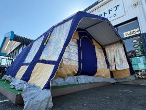 MARECHAL (マルシャル) ロッジテント コンパクトラックス6/ヴィンテージコットンテント/ショックコード切れ・経年劣化・摩耗有 COMPACTE LUXE 6