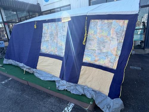 MARECHAL (マルシャル) ロッジテント コンパクトラックス6/ヴィンテージコットンテント/ショックコード切れ・経年劣化・摩耗有 COMPACTE LUXE 6