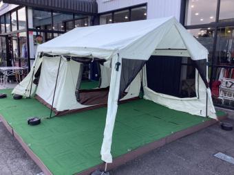 LOGOS (ロゴス) ロッジテント 71805546 フライ一部シミ有 グランベーシック リバイバルコテージ L-BJ