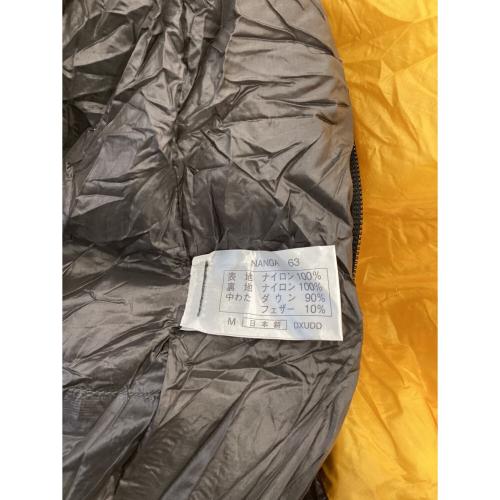 NANGA (ナンガ) マミー型シュラフ(ダウン) イエロー UDD バッグ 630DX