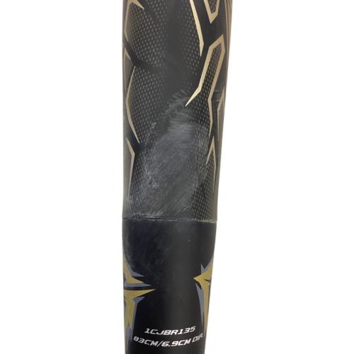 MIZUNO (ミズノ) BEYOND MAX GIGA KING 軟式バット 1CJBR135 ケース付 83㎝/6.9㎝ DIA. ブラック