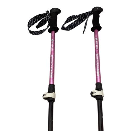 SINANO (シナノ) トレッキングポール 90-115cm ピンク トレッキングポール AL 115