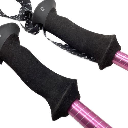 SINANO (シナノ) トレッキングポール 90-115cm ピンク トレッキングポール AL 115