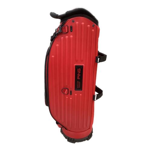 PiNG (ピン) キャディバッグ CB-P211 5分割 2022年モデル レッド ワンポケット