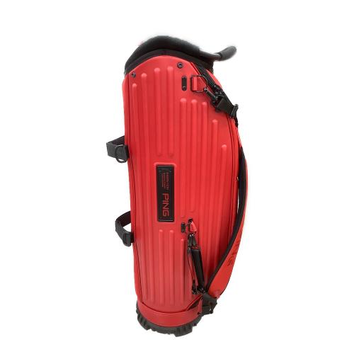 PiNG (ピン) キャディバッグ CB-P211 5分割 2022年モデル レッド ワンポケット