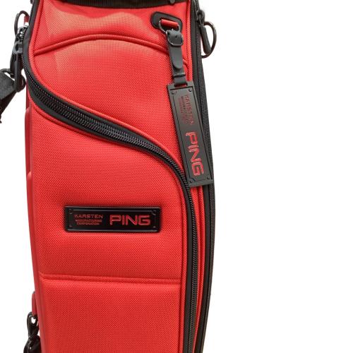 PiNG (ピン) キャディバッグ CB-P211 5分割 2022年モデル レッド ワンポケット