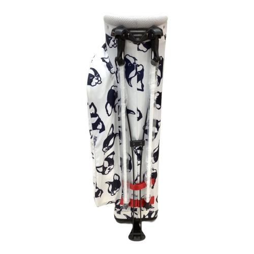 NEW BALANCE (ニューバランス) キャディバッグ 6分割 フレンチブルドッグ スタンド型 ホワイト