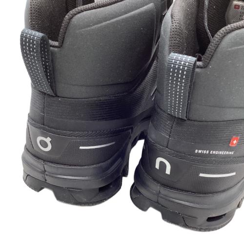 on (オン) クラウドロックミッド ウォータープルーフ ミドルカット トレッキングシューズ Cloudrock Mid Waterproof メンズ EUR44/UK9.5/約28㎝ ブラック