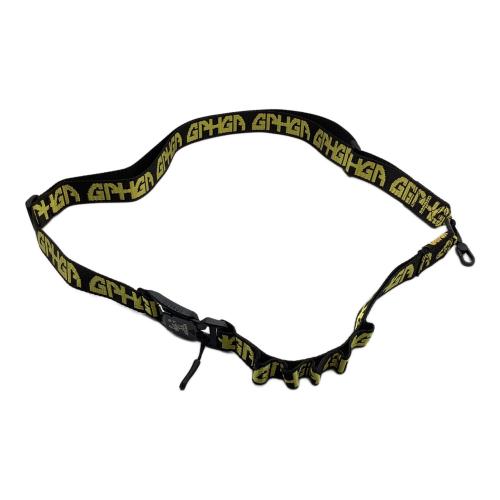 Petty Snacks アウトドア雑貨 ネックストラップ・イエロー×ブラック Locked in Lanyard