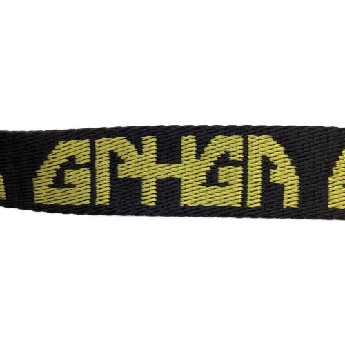 Petty Snacks アウトドア雑貨 ネックストラップ・イエロー×ブラック Locked in Lanyard