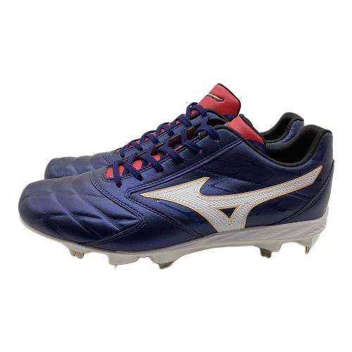 MIZUNO (ミズノ) 野球スパイク 11GM2610 グローバルエリートスピードレボエリート2 ワイド 2026発売モデル メンズ SIZE 27.5cm ネイビー