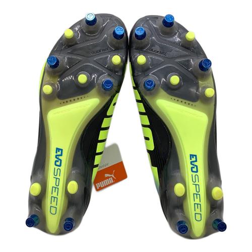 PUMA (プーマ) エヴォスピード 1.2 MIXED SG サッカースパイク 102858 ブラック×イエロー SIZE 26cm