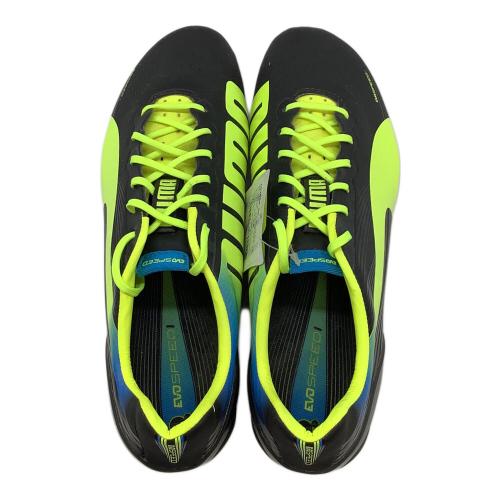 PUMA (プーマ) エヴォスピード 1.2 MIXED SG サッカースパイク 102858 ブラック×イエロー SIZE 26cm