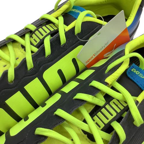 PUMA (プーマ) エヴォスピード 1.2 MIXED SG サッカースパイク 102858 ブラック×イエロー SIZE 26cm
