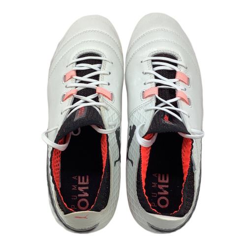 PUMA (プーマ) プーマワン 17.1 H フットサルシューズ 104080 ホワイト×ブラック SIZE 26cm