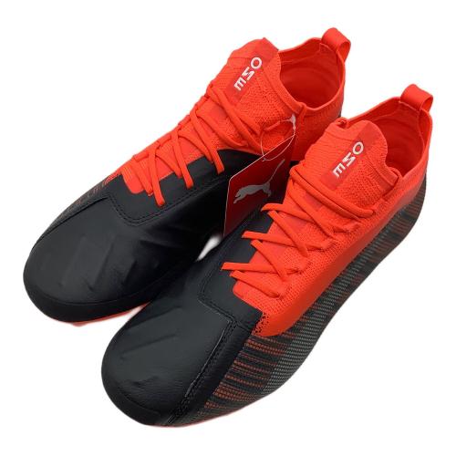 PUMA (プーマ) プーマ ワン 5.1 HG サッカースパイク 105616 オレンジ×ブラック SIZE 26cm