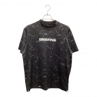 BRIEFING (ブリーフィング) モックネック ゴルフウェア(トップス) BRG231M20 MENS TIE DYE HIGH NECK RELAXED FIT メンズ SIZE M ブラック