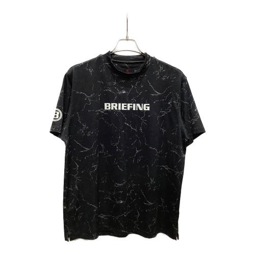 BRIEFING (ブリーフィング) モックネック ゴルフウェア(トップス) BRG231M20 MENS TIE DYE HIGH NECK RELAXED FIT メンズ SIZE M ブラック