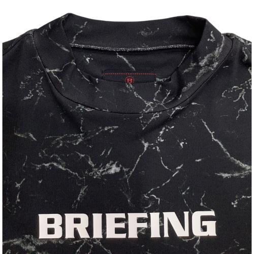 BRIEFING (ブリーフィング) モックネック ゴルフウェア(トップス) BRG231M20 MENS TIE DYE HIGH NECK RELAXED FIT メンズ SIZE M ブラック