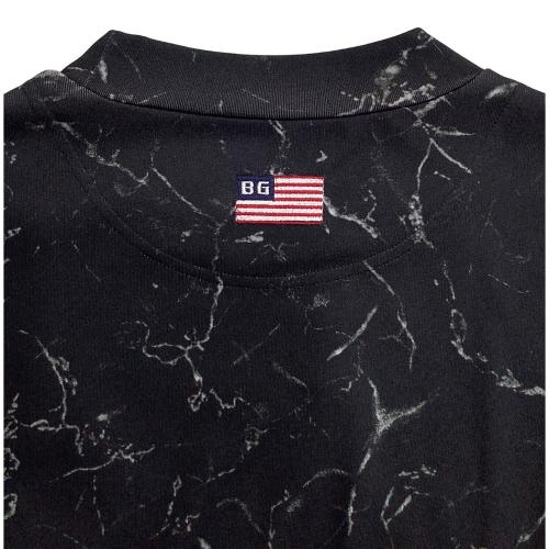 BRIEFING (ブリーフィング) モックネック ゴルフウェア(トップス) BRG231M20 MENS TIE DYE HIGH NECK RELAXED FIT メンズ SIZE M ブラック