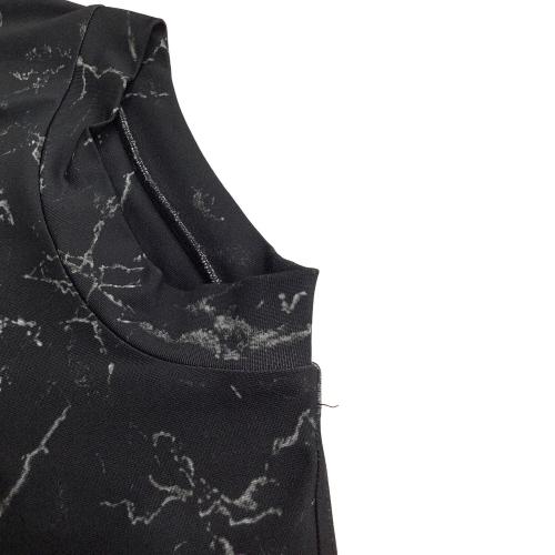 BRIEFING (ブリーフィング) モックネック ゴルフウェア(トップス) BRG231M20 MENS TIE DYE HIGH NECK RELAXED FIT メンズ SIZE M ブラック