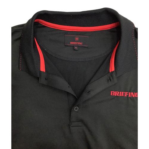 BRIEFING (ブリーフィング) ポロシャツ ゴルフウェア(トップス) BBG221M02 ストレッチツアーポロ メンズ SIZE XL ブラック