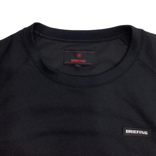 BRIEFING (ブリーフィング) その他 ゴルフウェア(トップス) BRG231M34 SIDE LOGO LINE CREW NECK メンズ SIZE XL ブラック
