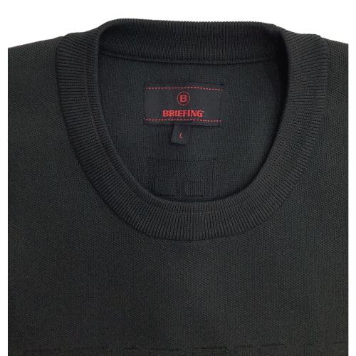 BRIEFING (ブリーフィング) アウター ゴルフウェア(トップス) BRG223M22 MENS WR CREW NECK KNIT メンズ SIZE L ブラック