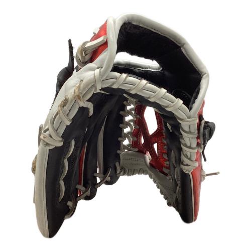 adidas (アディダス) 軟式グローブ DO411 ブラック×レッド