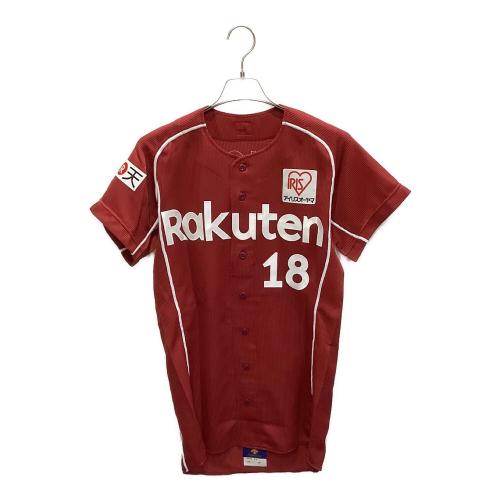 東北楽天ゴールデンイーグルス (トウホクラクテンゴールデンイーグルス) 応援グッズ PCL 10REVM4 DESCENTE【18】田中将大 SIZE M エンジ