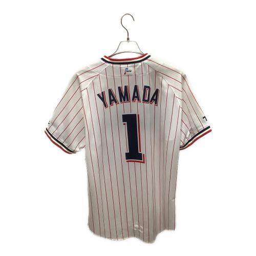 東京ヤクルトスワローズ 応援グッズ Majestic【1】山田哲人 SIZE M ホワイト