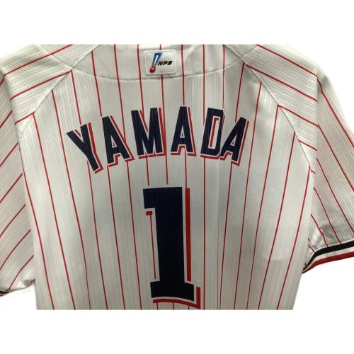 東京ヤクルトスワローズ 応援グッズ Majestic【1】山田哲人 SIZE M ホワイト