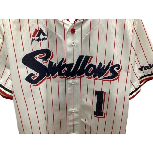 東京ヤクルトスワローズ 応援グッズ Majestic【1】山田哲人 SIZE M ホワイト