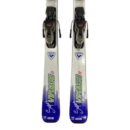 ROSSIGNOL (ロシニョール) SUPER VIRAGEⅡ カービングスキー チップ・エッジサビ有 /エッジ・欠け有/スーパーヴィラージュ  @ 163cm