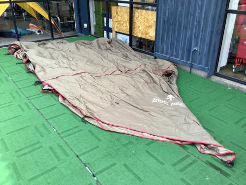 Snow peak (スノーピーク) シェルター TP-820 ヨゴレ・若干ベタツキ有 ランドステーションL