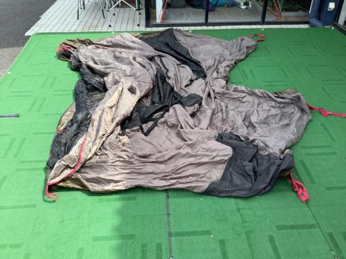 Snow peak (スノーピーク) シェルター TP-820 ヨゴレ・若干ベタツキ有 ランドステーションL