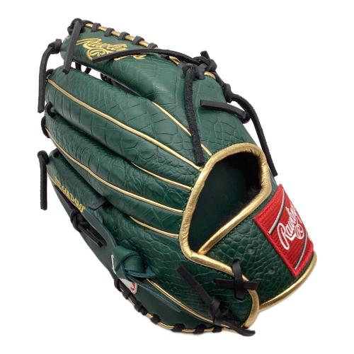 RAWLINGS (ローリングス) HOHMLB COLOR SYNC 軟式グローブ GR5HMOS5 ダークグリーン/クロコ 11.75inti グリーン