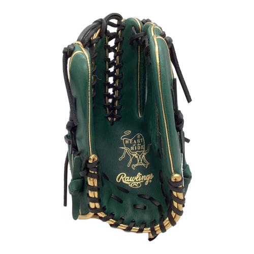 RAWLINGS (ローリングス) HOHMLB COLOR SYNC 軟式グローブ GR5HMOS5 ダークグリーン/クロコ 11.75inti グリーン