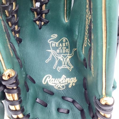 RAWLINGS (ローリングス) HOHMLB COLOR SYNC 軟式グローブ GR5HMOS5 ダークグリーン/クロコ 11.75inti グリーン