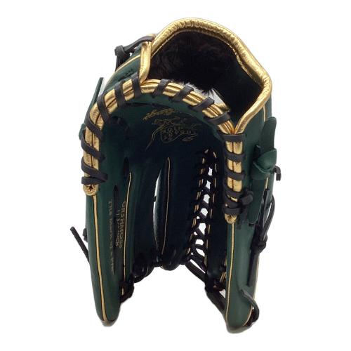RAWLINGS (ローリングス) HOHMLB COLOR SYNC 軟式グローブ GR5HMOS5 ダークグリーン/クロコ 11.75inti グリーン