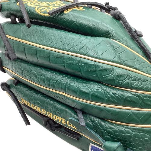 RAWLINGS (ローリングス) HOHMLB COLOR SYNC 軟式グローブ GR5HMOS5 ダークグリーン/クロコ 11.75inti グリーン