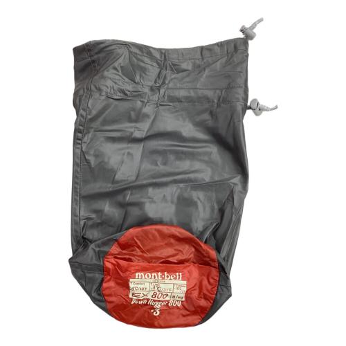 mont-bell (モンベル) マミー型シュラフ(ダウン) 1121360 レッド・別売ケース付 ダウンハガー800 #3