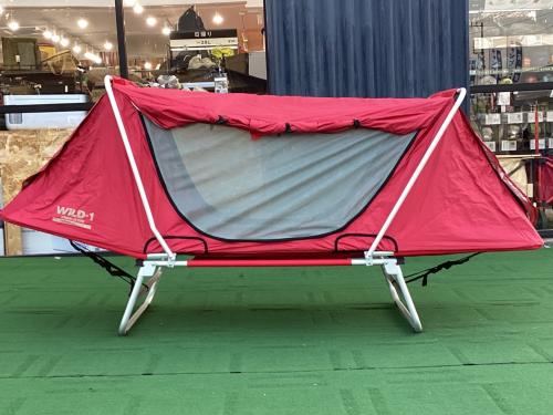 WILD-1 (ワイルドワン) ソロテント キズヨゴレ・ヤケ有 コットテント/レッド イージーキャンパー