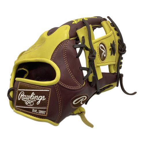 RAWLINGS (ローリングス) HOH MLB カラーシンク 軟式グローブ GR4HMN52W イエロー×ブラウン