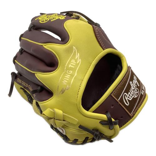 RAWLINGS (ローリングス) HOH MLB カラーシンク 軟式グローブ GR4HMN52W イエロー×ブラウン